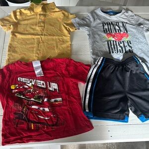 Kids' Graphic T-Shirts and Shorts Set